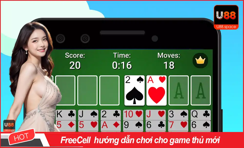 FreeCell  hướng dẫn chơi cho game thủ mới