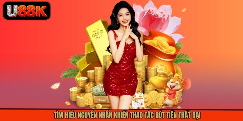 Tìm hiểu nguyên nhân khiến thao tác rút tiền thất bại