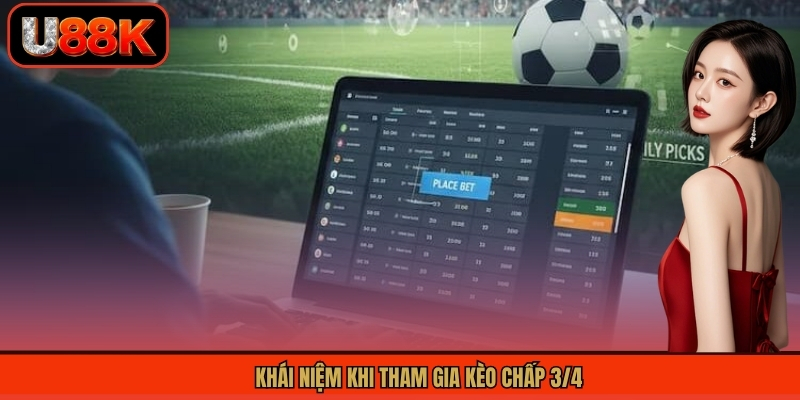 Khái niệm khi tham gia kèo chấp 3/4